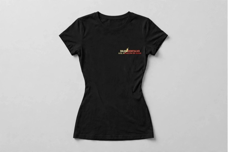 Women's fit tee, black